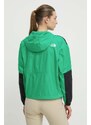 Bunda The North Face dámská, zelená barva, přechodná, oversize, NF0A4C9HROJ1