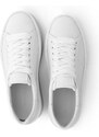 Kožené sneakers boty Kennel & Schmenger Show bílá barva, 31-20500