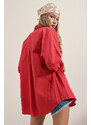 Bigdart 3900 Oversize Basic Long Shirt - Red