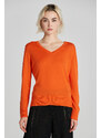 SVETR GANT FINE KNIT V-NECK oranžová XS