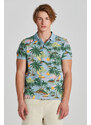 POLOKOŠILE GANT HAWAII PRINT SS POLO modrá S