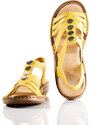 Dámské sandále 62831-68 RIEKER žluté