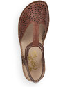 Dámské kožené sandále M0976-22 Rieker hnědé