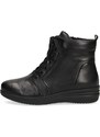 Kotníková kožená obuv 9-9-25257-29-070 Caprice černá