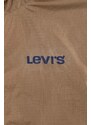 Dětská bunda Levi's LVB REVERSIBLE BOY'S WIND JKT hnědá barva