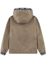 Dětská oboustranná bunda Levi's LVB REVERSIBLE BOY'S WIND JKT béžová barva