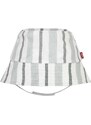 Dětské dupačky ze směsi lnu Levi's LVB STRIPE ROMPER & BUCKET HAT