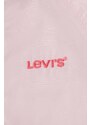Dětská bunda Levi's LVG MESH LINED WOVEN JACKET růžová barva