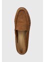 Semišové mokasíny Gant Kellie dámské, hnědá barva, na plochém podpatku, 28573566.G146