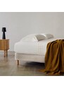 Béžová čalouněná dvoulůžková postel Kave Home Ofelia 180 x 200 cm