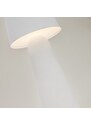 Bílá kovová zahradní stolní LED lampa Kave Home Arenys M