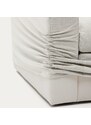 Krémově bílá čalouněná čtyřmístná pohovka Kave Home Nora 340 cm
