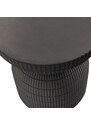 Hoorns Tmavě hnědý konferenční stolek Samy 37 cm