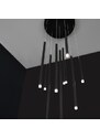 Černé závěsné LED světlo Nova Luce Trimle 50 cm