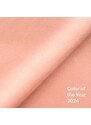 Světle růžová sametová pohovka Ame Yens Kukumo 204 cm, pravá
