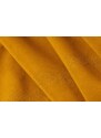 Žlutá sametová rohová pohovka Windsor & Co Lola 250 cm, pravá