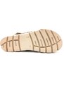 Dámské kožené sandálky 356134 APURE ROBLE Plakton hnědá