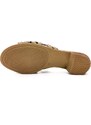 Dámské kožené pantofle 066-1625 béžová WILD