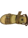 Pánské kožené sandále M18 hnědá AZA hnědé
