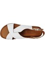 Dámské kožené sandále 46C0999 ARTIKER bílé