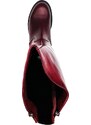 Kožené dámské kozačky 077-44599-0008 WILD vínové