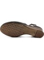 Dámské kožené sandálky 034-79 černá WILD černé