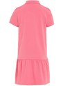 Dívčí šaty Tommy Hilfiger růžová barva, mini