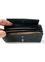 Kasírka - černá klasická celokožená kasírtaška - peněženka pro servírky a číšníky FLW