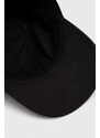 Bavlněná baseballová čepice Twinset černá barva, s aplikací