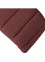 Hoorns Vínově červená čalouněná lavice Taffa 160 cm