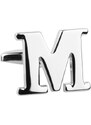 BUBIBUBI Manžetový knoflíček stříbrné písmeno M
