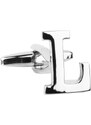 BUBIBUBI Manžetový knoflíček stříbrné písmeno L