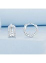 GRACE Silver Jewellery Stříbrné náušnice se zirkony Zoe - stříbro 925/1000