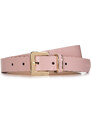 Dámský úzký kožený pásek s ozdobným poutkem Wittchen, světle růžová, přírodní kůže