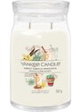 Yankee Candle vonná svíčka Signature ve skle velká Sweet Vanilla Horchata 567g