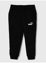 Dětské tepláky Puma ESS Logo Pants TR cl B černá barva, s potiskem