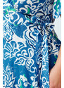 Trendyol Curve Multi Color Patterned A-line Woven Dress