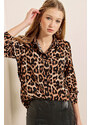 Bigdart 3721 Graphic Patterned Shirt - C. Brown