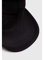 Kšiltovka Karl Lagerfeld černá barva, s aplikací