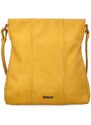 Elegantní kabelka s prošitím ve výrazné barvě Famito 8004 žlutá