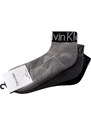 Ponožky Calvin Klein 3Pack 701218722003 Grey/Ash/Black