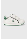 Dětské sneakers boty Polo Ralph Lauren bílá barva