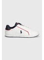 Dětské sneakers boty Polo Ralph Lauren bílá barva