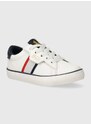 Dětské sneakers boty Polo Ralph Lauren bílá barva