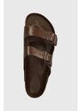 Pantofle Birkenstock Arizona Eva pánské, hnědá barva, 1027328