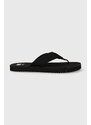 Žabky Tommy Jeans TJM ELEVATED FLIP FLOP pánské, černá barva, EM0EM01393