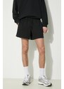 Bavlněné šortky New Balance MS41511BK černá barva