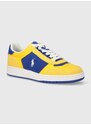 Sneakers boty Polo Ralph Lauren Polo Crt Spt žlutá barva, 809931572004