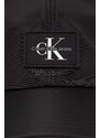 Kšiltovka Calvin Klein Jeans černá barva, s aplikací