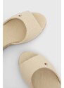 Dětské sandály Tommy Hilfiger béžová barva